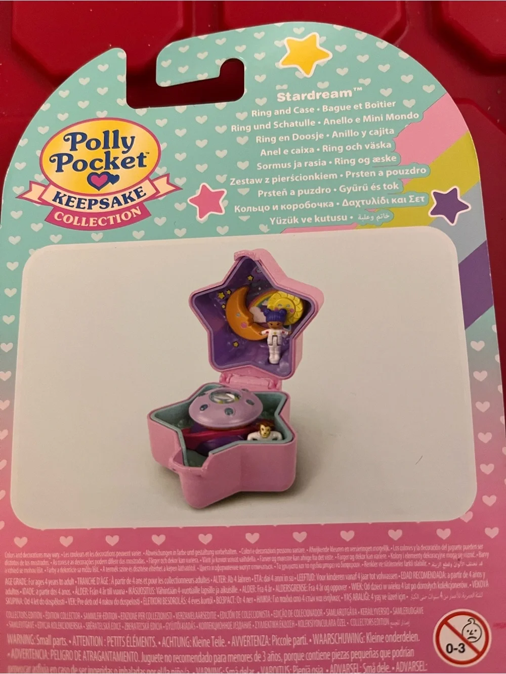 Polly Pocket Keepsake Collection Stardream Heritage Ring Box New